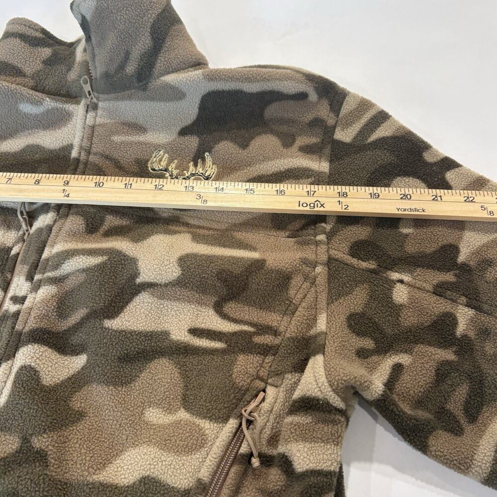 RedHead Men's Camouflage Fleece Jacket M Full Zip Zippered Pockets - Picture 5 of 12